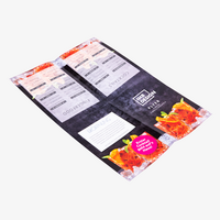 Faltblatt, gefalzt auf DIN A4, aufgeklappt