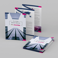 Faltblatt, farbig bedruckt, Motiv