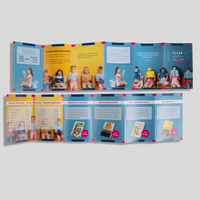 Faltblatt, farbig bedruckt, Motiv