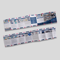 Faltblatt, farbig bedruckt, Motiv