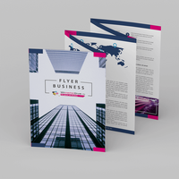 Faltblatt, farbig bedruckt, Motiv