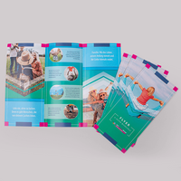 Faltblatt, farbig bedruckt, Motiv