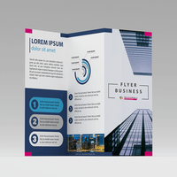 Faltblatt, farbig bedruckt, Motiv