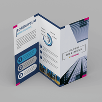 Faltblatt, farbig bedruckt, Motiv