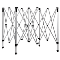 Faltzelt / Faltpavillon mit Dach, details