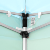 Faltzelt / Faltpavillon mit Dach, details