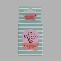 Faltschachtel, farbig bedruckt, motiv