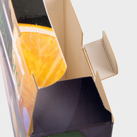 Verpackung, farbig bedruckt, Motiv, details