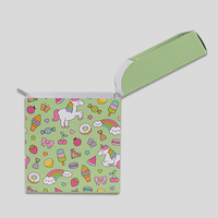 Faltschachtel mit Klickverschluss (8,8 x 8,8 x 8,8 cm) einseitig bedruckt, Seitenansicht Deckel