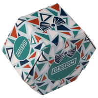 Faltschachtel Sechseck (2,8 x 2,8 x 3,1 cm), seitlich