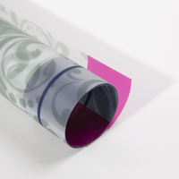 Fensterdekorfolie, farbig bedruckt, gerollt