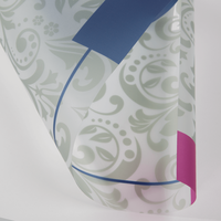 Fensterdekorfolie, farbig bedruckt, gerollt