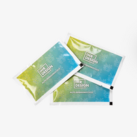 Reinigungstuch, farbig bedruckt, mehrere liegend