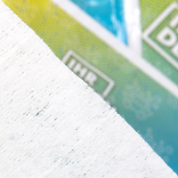 Reinigungstuch, farbig bedruckt, details