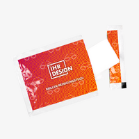 Reinigungstuch, farbig bedruckt, offen