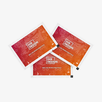 Reinigungstuch, farbig bedruckt, mehrere Packungen