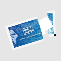 Feuchtes Oberflächen-Reinigungstuch, 4/0-farbig einseitig bedruckt, geöffnet