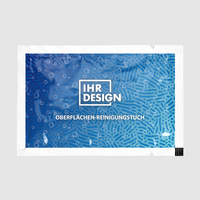 Feuchtes Oberflächen-Reinigungstuch, 4/0-farbig einseitig bedruckt, Motiv