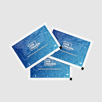 Feuchtes Oberflächen-Reinigungstuch, 4/0-farbig einseitig bedruckt, mehrere