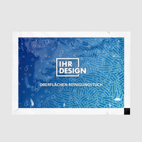 Feuchtes Oberflächen-Reinigungstuch, 4/0-farbig einseitig bedruckt, Motiv