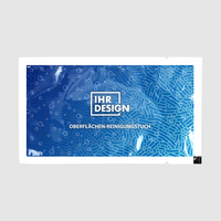 Feuchtes Oberflächen-Reinigungstuch, 4/0-farbig einseitig bedruckt, Motiv