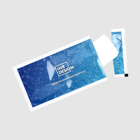 Feuchtes Oberflächen-Reinigungstuch, 4/0-farbig einseitig bedruckt, geöffnet