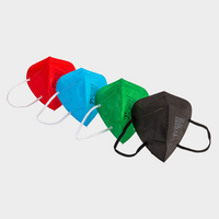 Maske, schwarz, verschieden farben