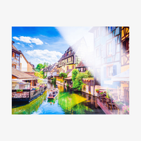 Print, farbig bedruck, Motiv