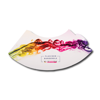 Flaschenbanderole, farbig bedruckt, Motiv, Flach