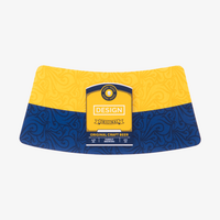 Etikett, farbig bedruckt, Vorderseite, Flach