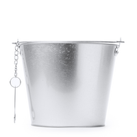 Flaschenkühler aus Aluminium 6 l Seite mit Flaschenöffner