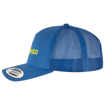 FLEXFIT - 5-Panel Retro Trucker Caps, seitlich