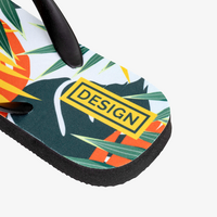 Flip-Flops mit schwarzem PVC-Riemen