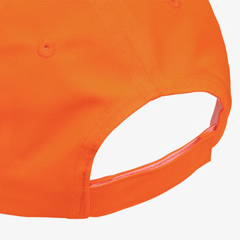 Fluoreszierende Kinder-Baseballcap mit einer Druck- oder Stickposition, hinten