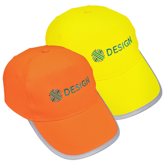Fluoreszierende Kinder-Baseballcap mit einer Druck- oder Stickposition