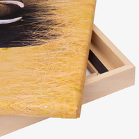 Fotodirektdruck auf Leinwand 40 x 50 cm inkl. Holz-Keilrahmen 2 cm Rahmen Magnethalterung