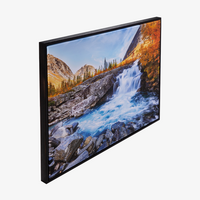 Fotodirektdruck auf Leinwand 40 x 60 cm inkl. Holz-Keilrahmen 2 cm, Schattenfugenrahmen Schwarz