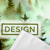 Foto-Gästehandtuch, 400 g/m², 30 x 50 cm, Detailansicht