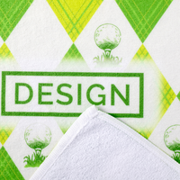 Foto-Golfhandtuch, 400 g/m², 30 x 50 cm