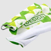 Foto-Golfhandtuch, 400 g/m², 30 x 50 cm