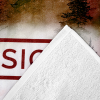 Fotohandtuch, 300 g/m², 50 x 100 cm, Detailansicht