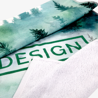 Fotohandtuch, 400 g/m², 50 x 100 cm, Detailansicht