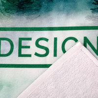 Fotohandtuch, 400 g/m², 50 x 100 cm, Detailansicht