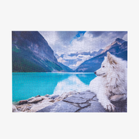 Fotopuzzle, farbig bedruckt, liegend