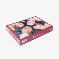 Fotopuzzle, farbig bedruckt, geschlossen