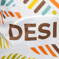 Foto-Rucksackhülle aus RPET mit reflektierendem Streifen, Detail Material