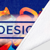 Foto-Sporthandtuch, 400 g/m², 30 x 130 cm