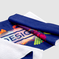 Foto-Sporthandtuch, 400 g/m², 30 x 130 cm