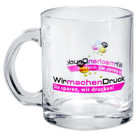Glastasse bedruckt