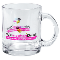Glastasse bedruckt